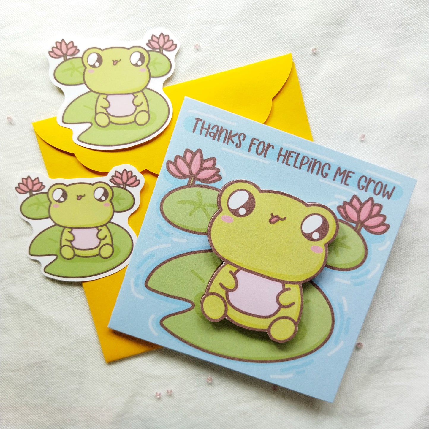 [Card-Handmade] Thank You For Helping Me Grow Teachers' Day Card