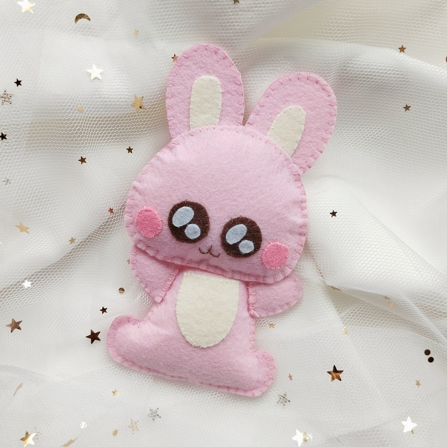 [Felt] Bunnies Felt Dolls