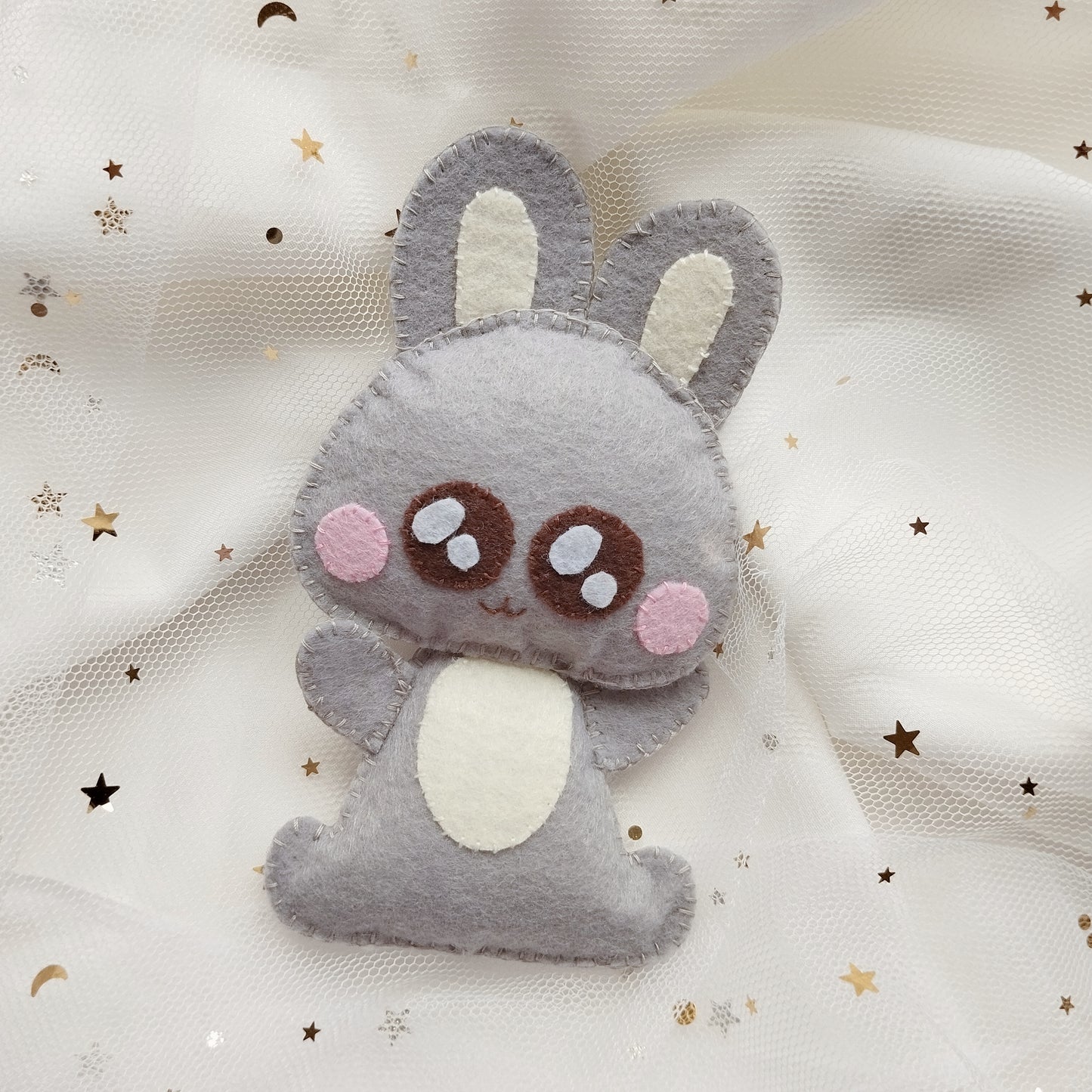 [Felt] Bunnies Felt Dolls