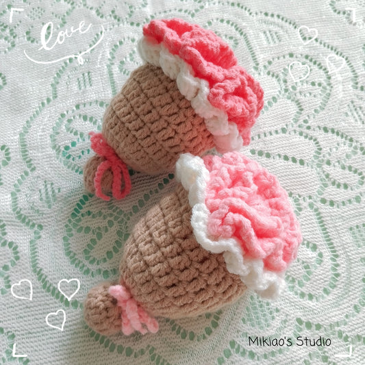 [Crochet] Carnation Bouquet