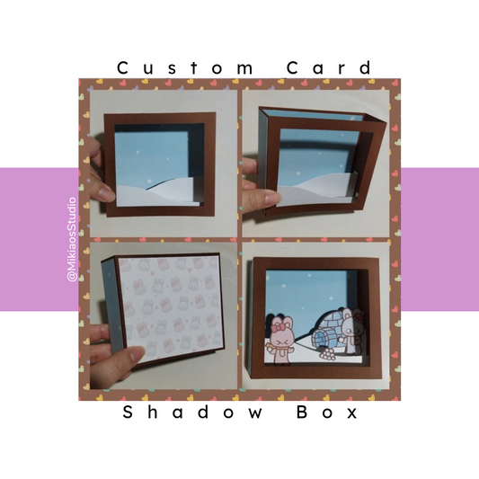 [Card-Handmade] Custom Shadow Box Card