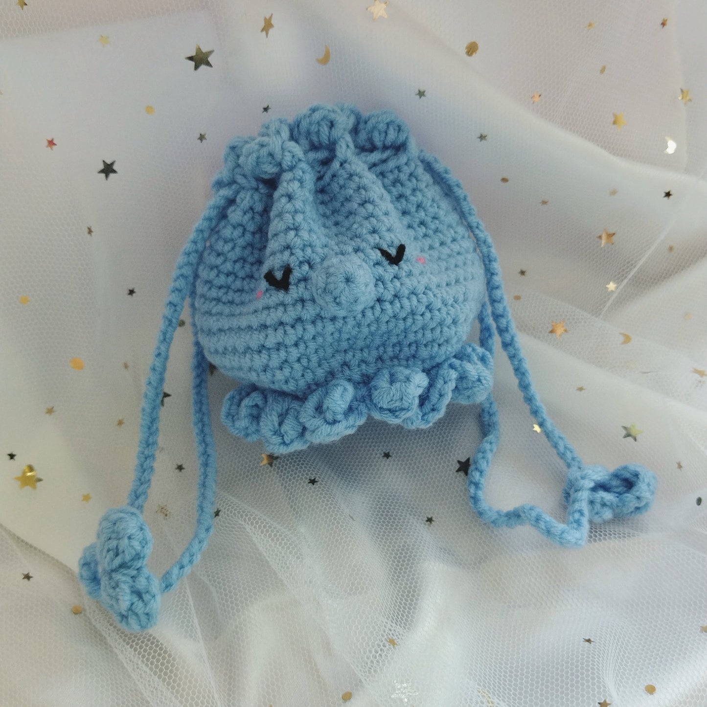 [Crochet] Octopus pouch