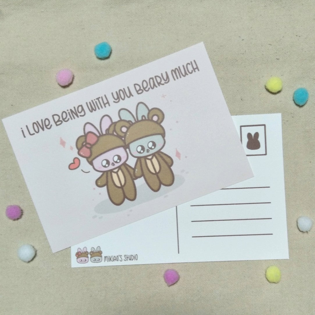 [Postcard] I Love Being With You Beary Much