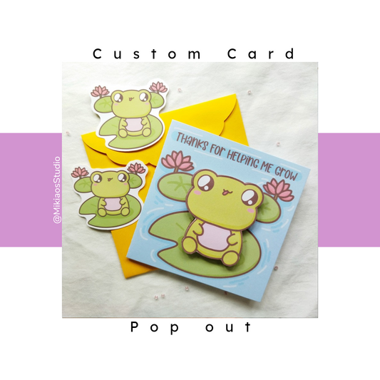 [Card-Handmade] Custom Pop Out Card