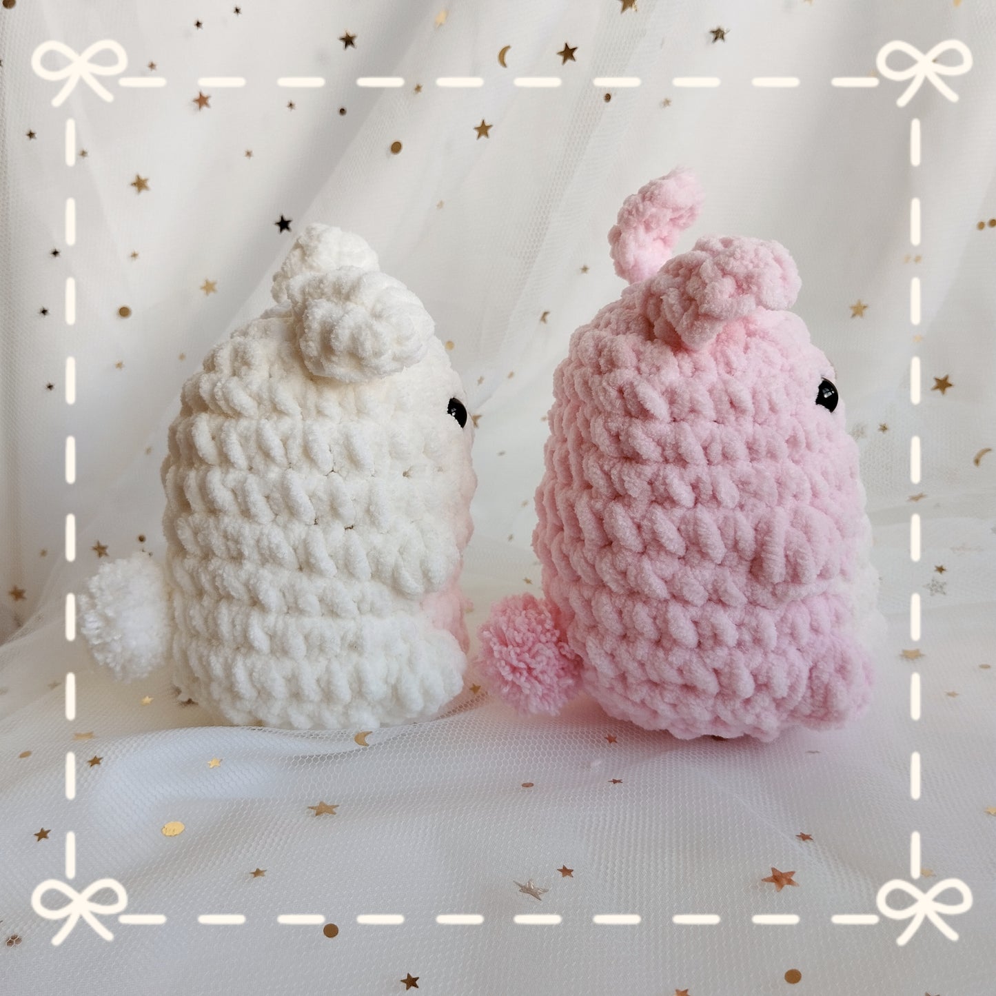 [Crochet] Pom Pom Tail Bunny Plush