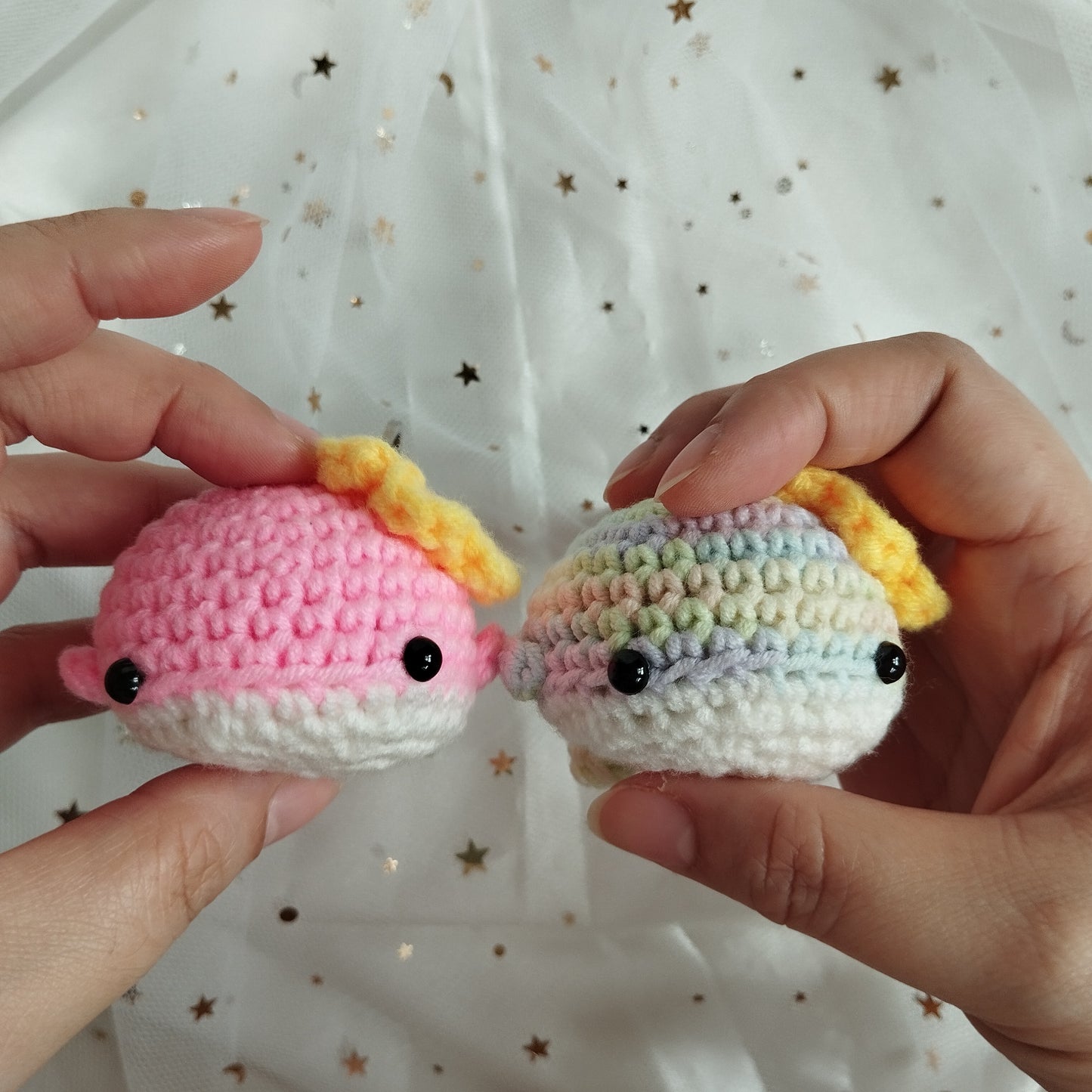 [Crochet] Whale Keychain