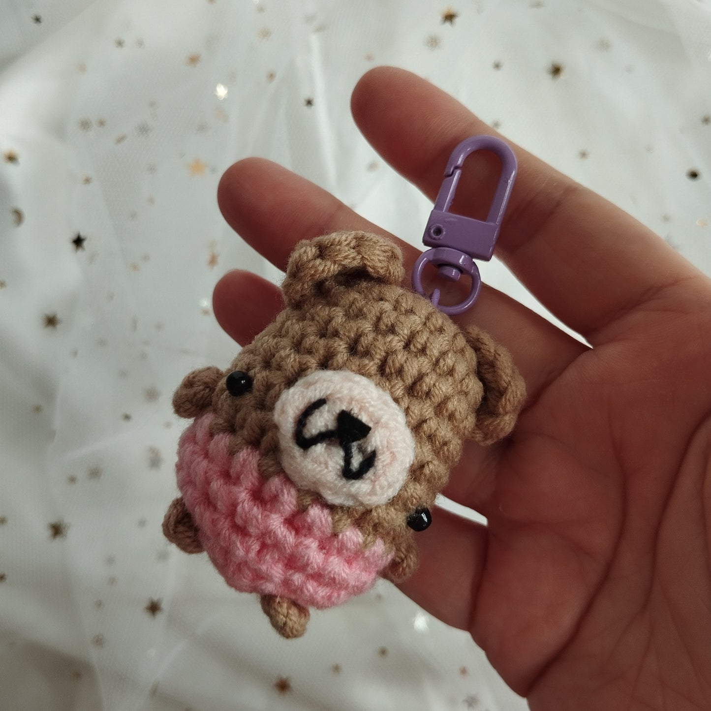 [Crochet] Little Bears Keychain