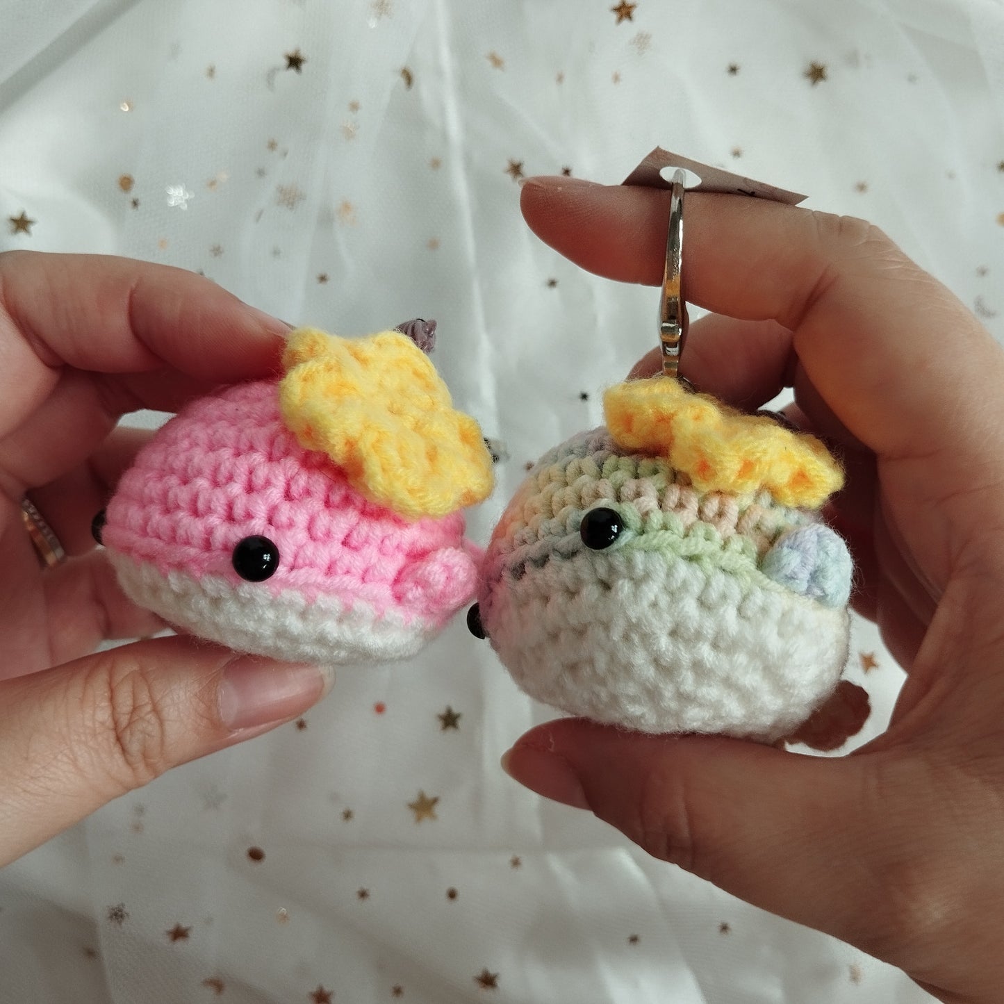 [Crochet] Whale Keychain