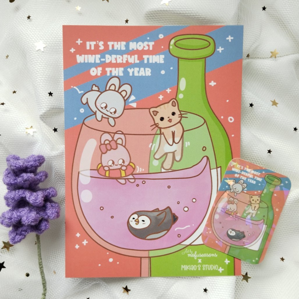 [Postcard] Christmas Card Collab with Mofuseasons