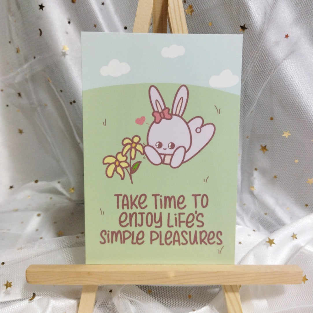 [Postcard] Take Time To Enjoy Life's Simple Pleasures