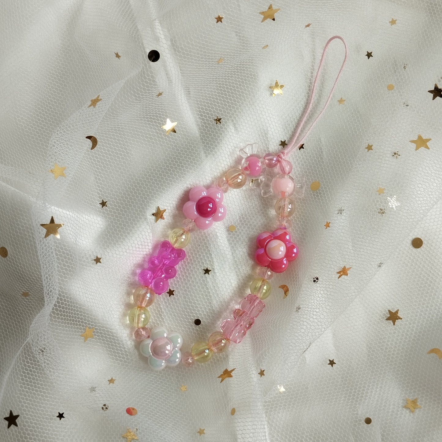 [Strap] Sweet Gummy Flower Phone Strap