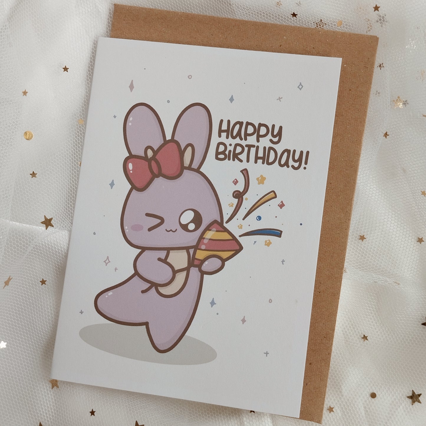 [Card] Party Popper Kiki Birthday Greeting Card