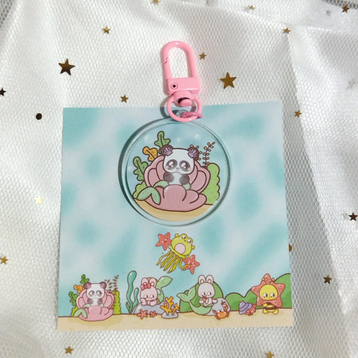 [Keychain] Merbunnies and Friends
