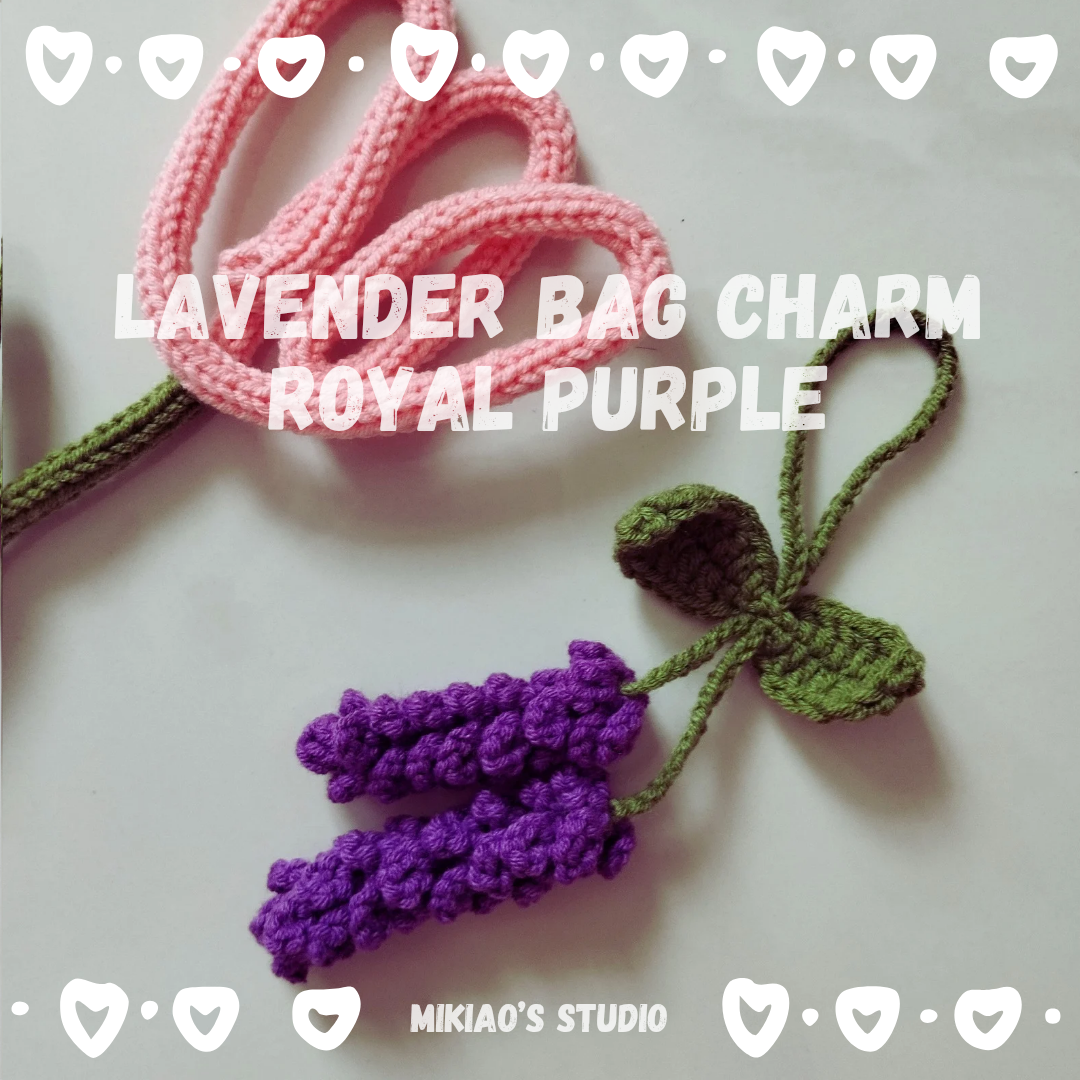 [Crochet] Lavender Bag Charm