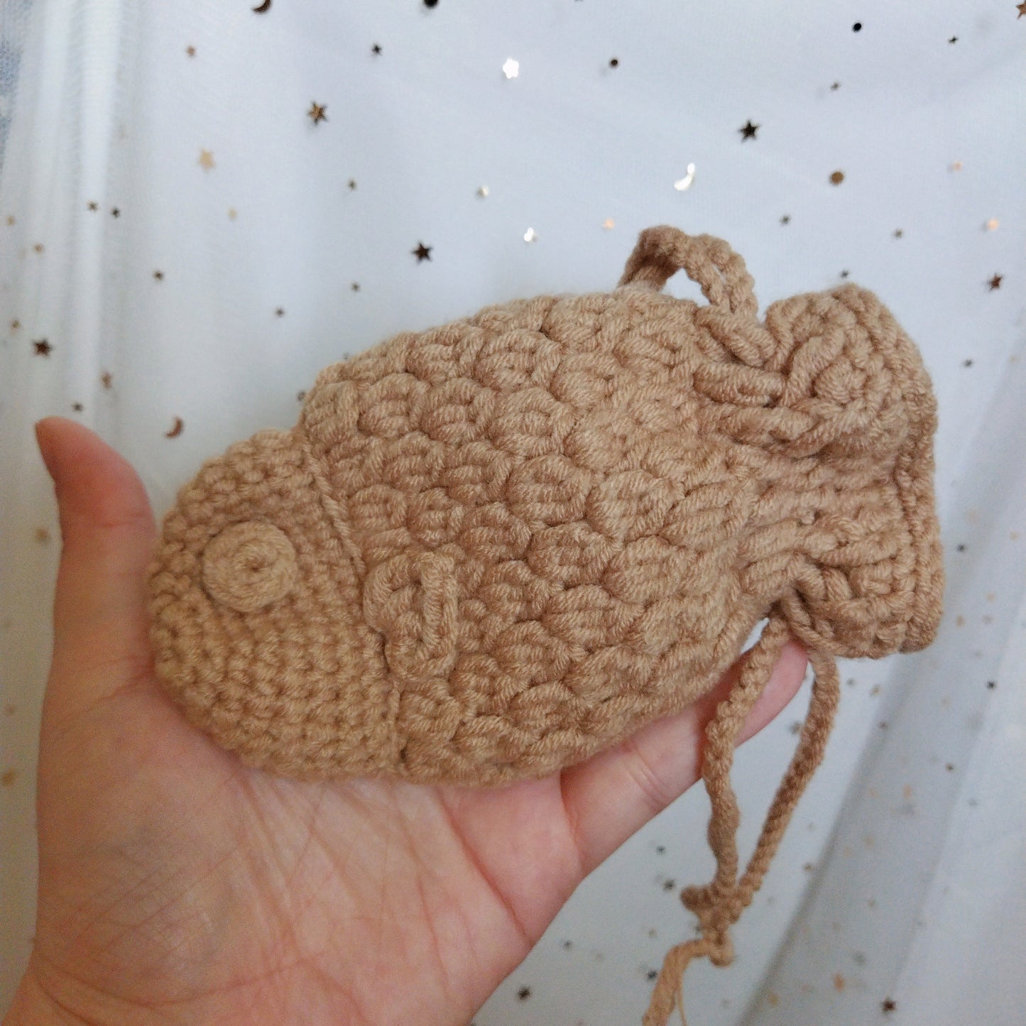 [Crochet] Taiyaki Pouch