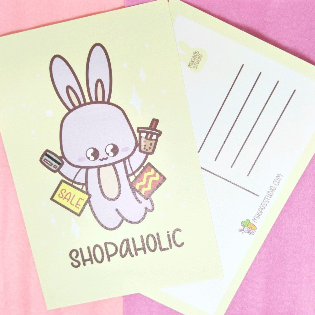 [Postcard] Shopaholic