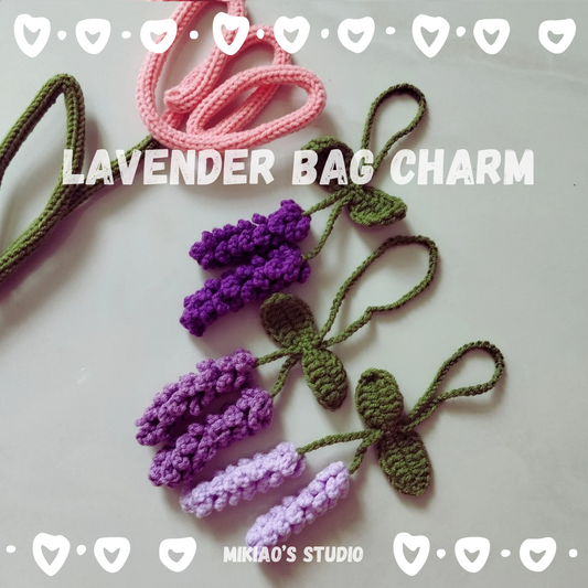 [Crochet] Lavender Bag Charm