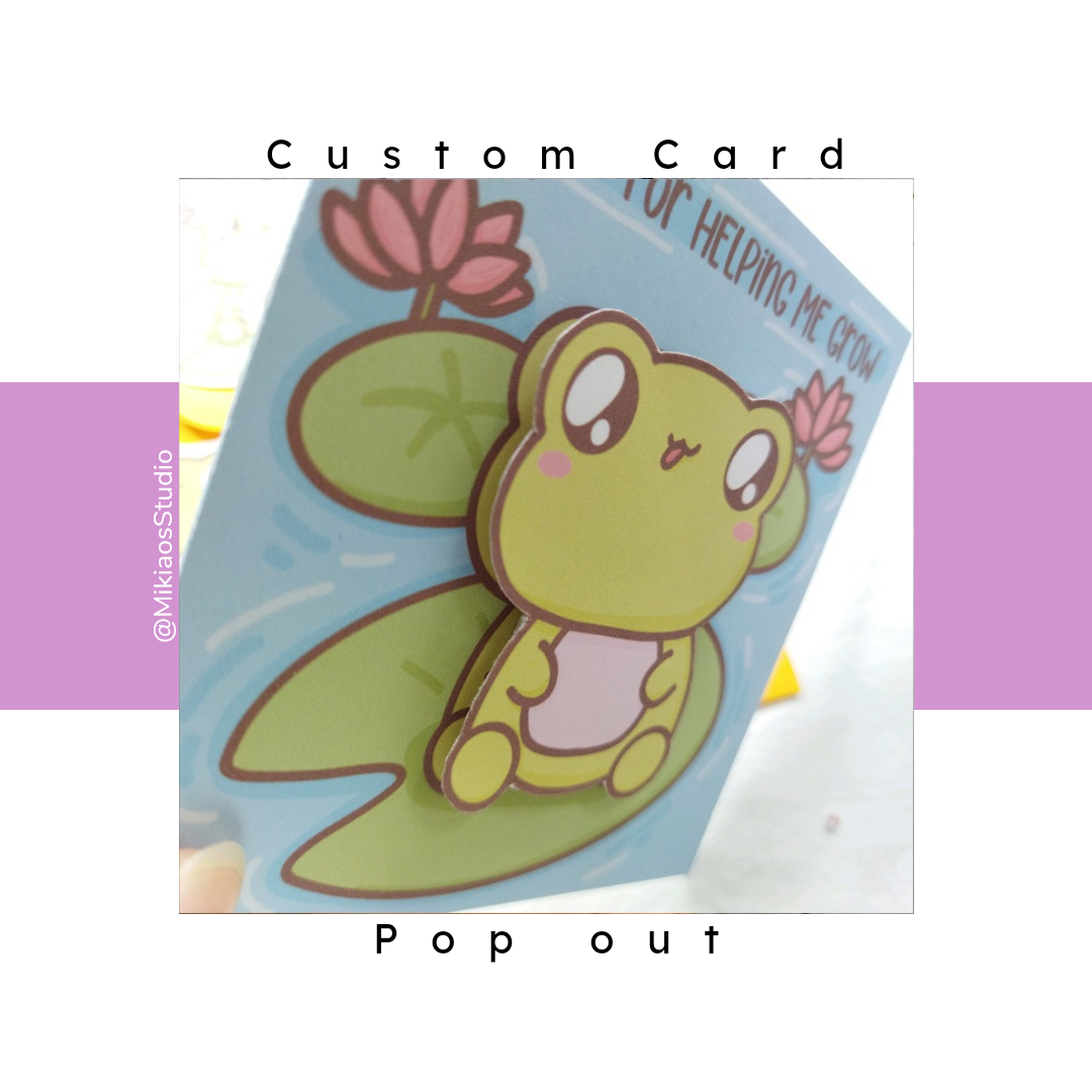 [Card-Handmade] Custom Pop Out Card