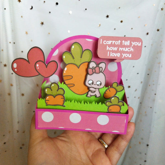 [Card-Handmade] I Carrot Tell You How Much I Love You Card