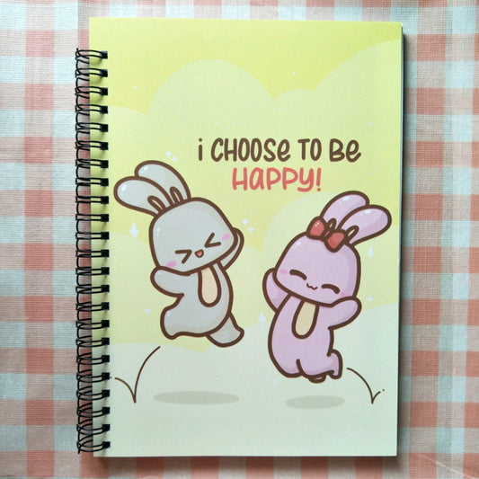 [Stationery] A5 I Choose To Be Happy Notebook