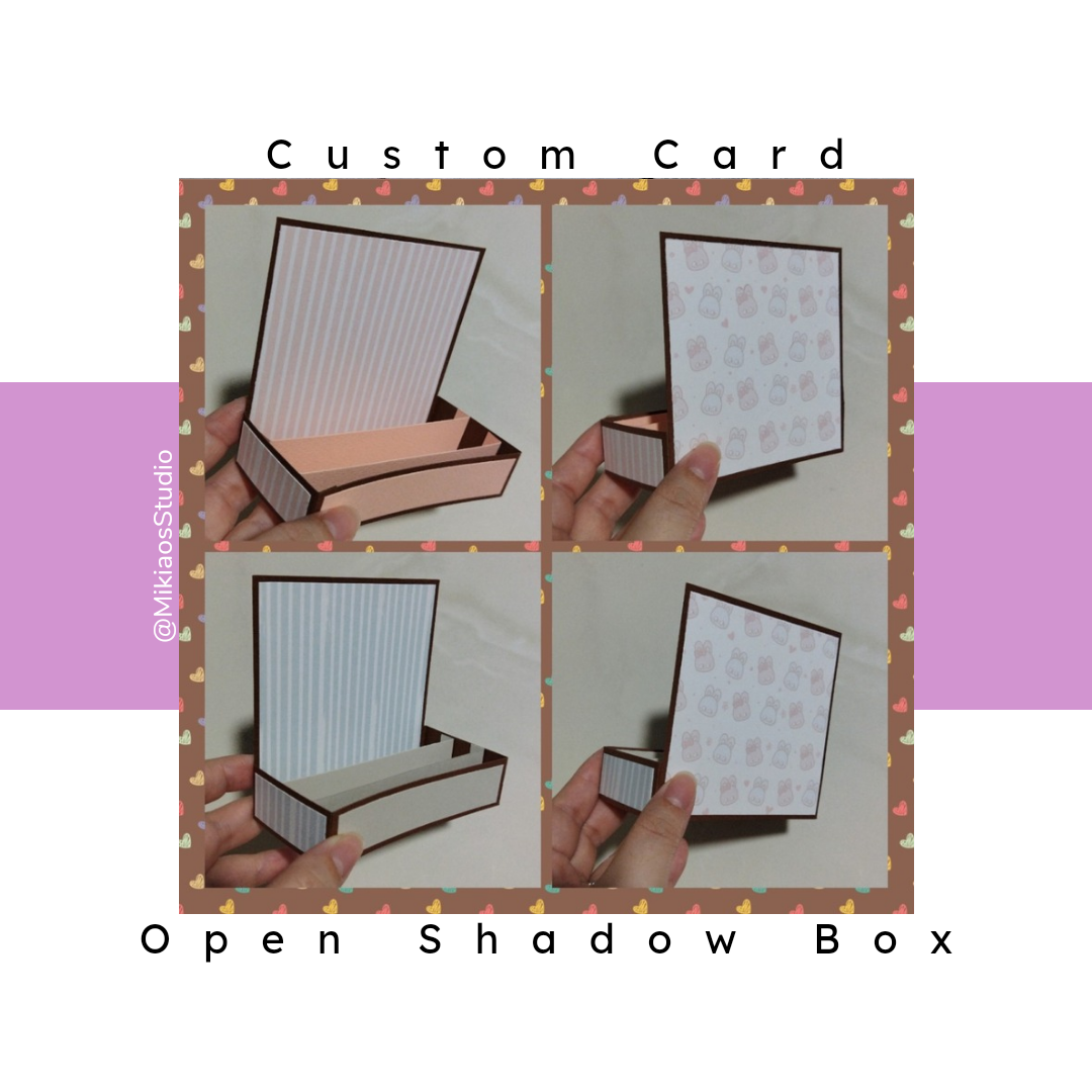 [Card-Handmade] Custom Open Shadow Box Card