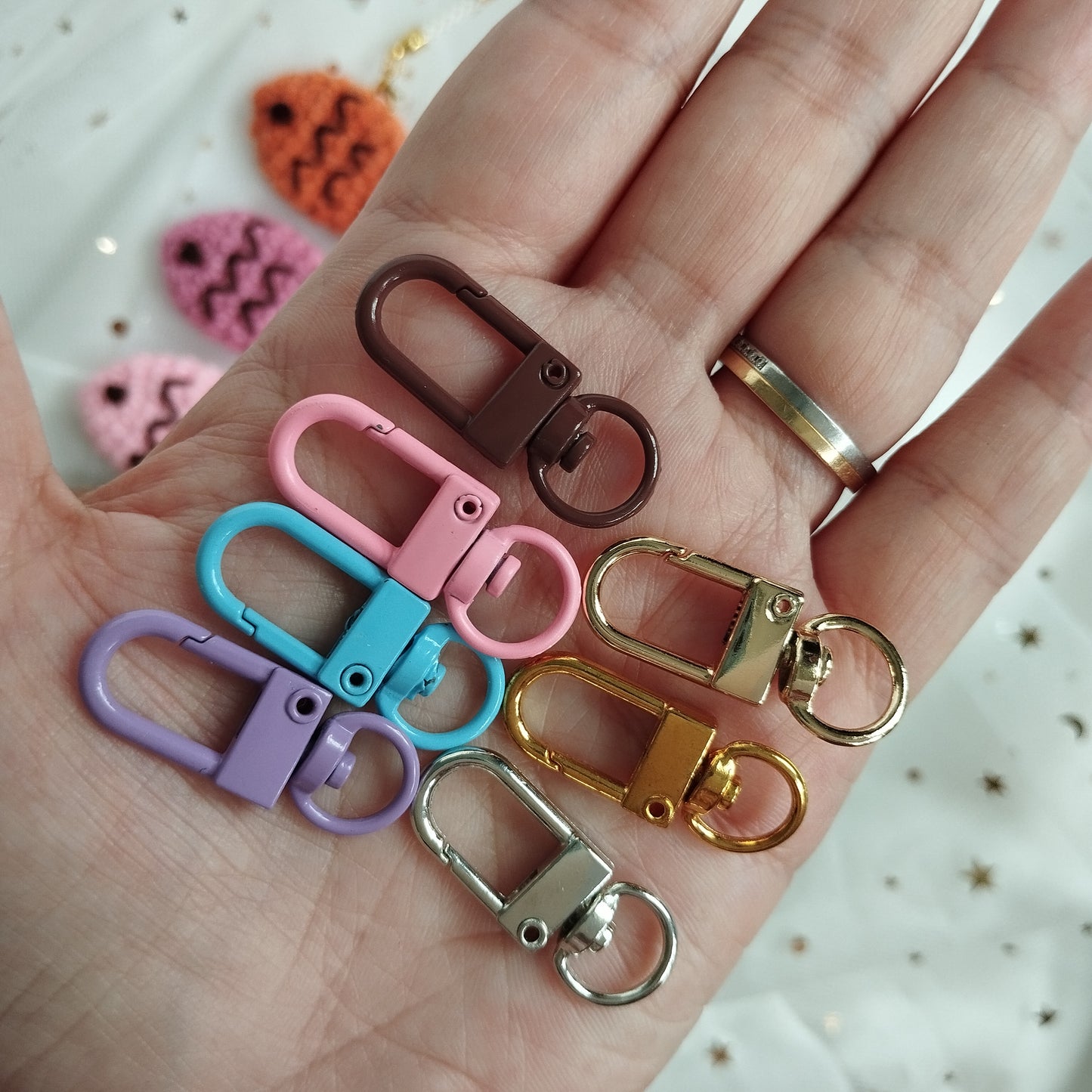 [Crochet] DIY Fish Cracker Keychain